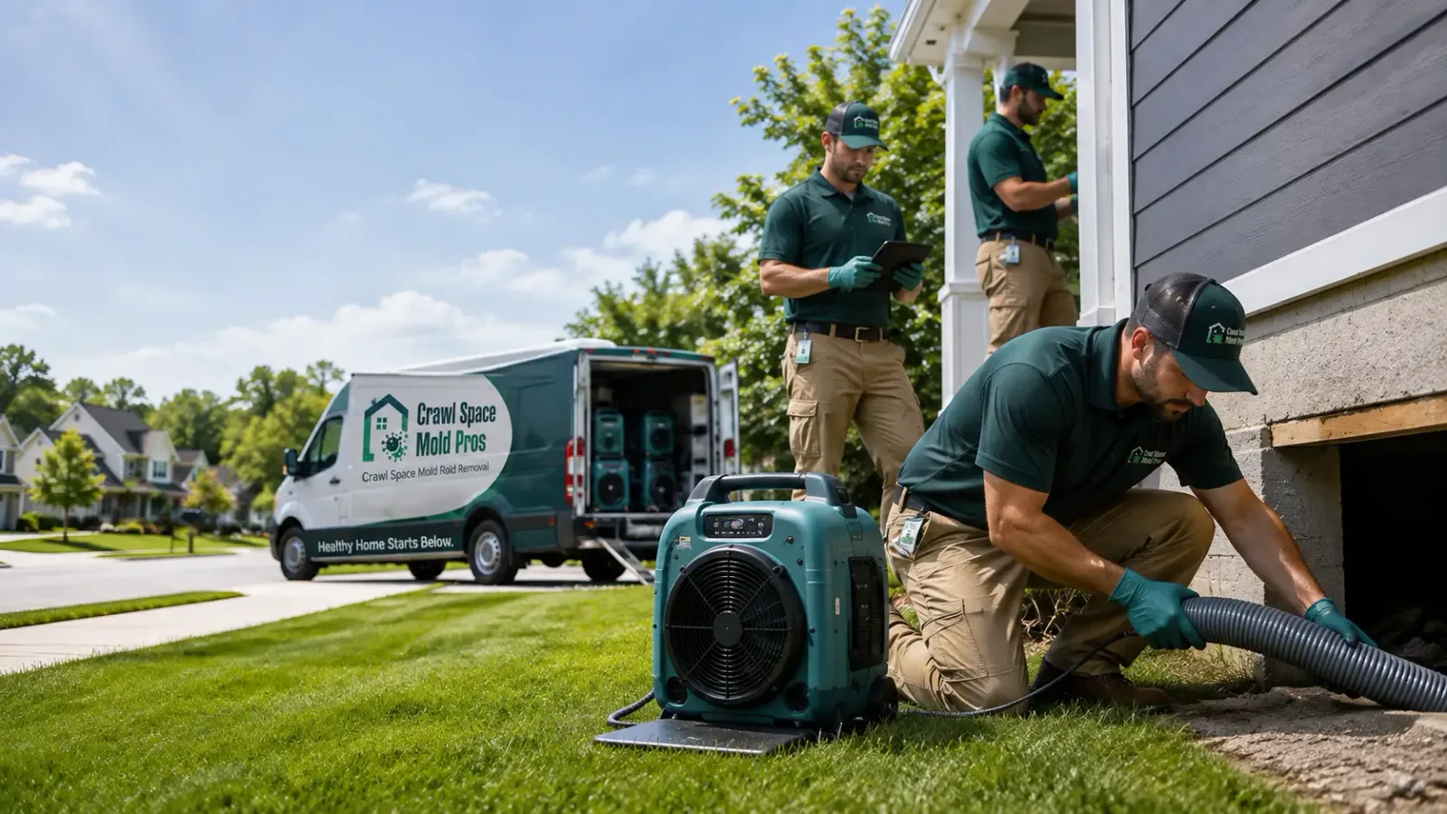 Crawl Space Mold Removal in Groves, TX